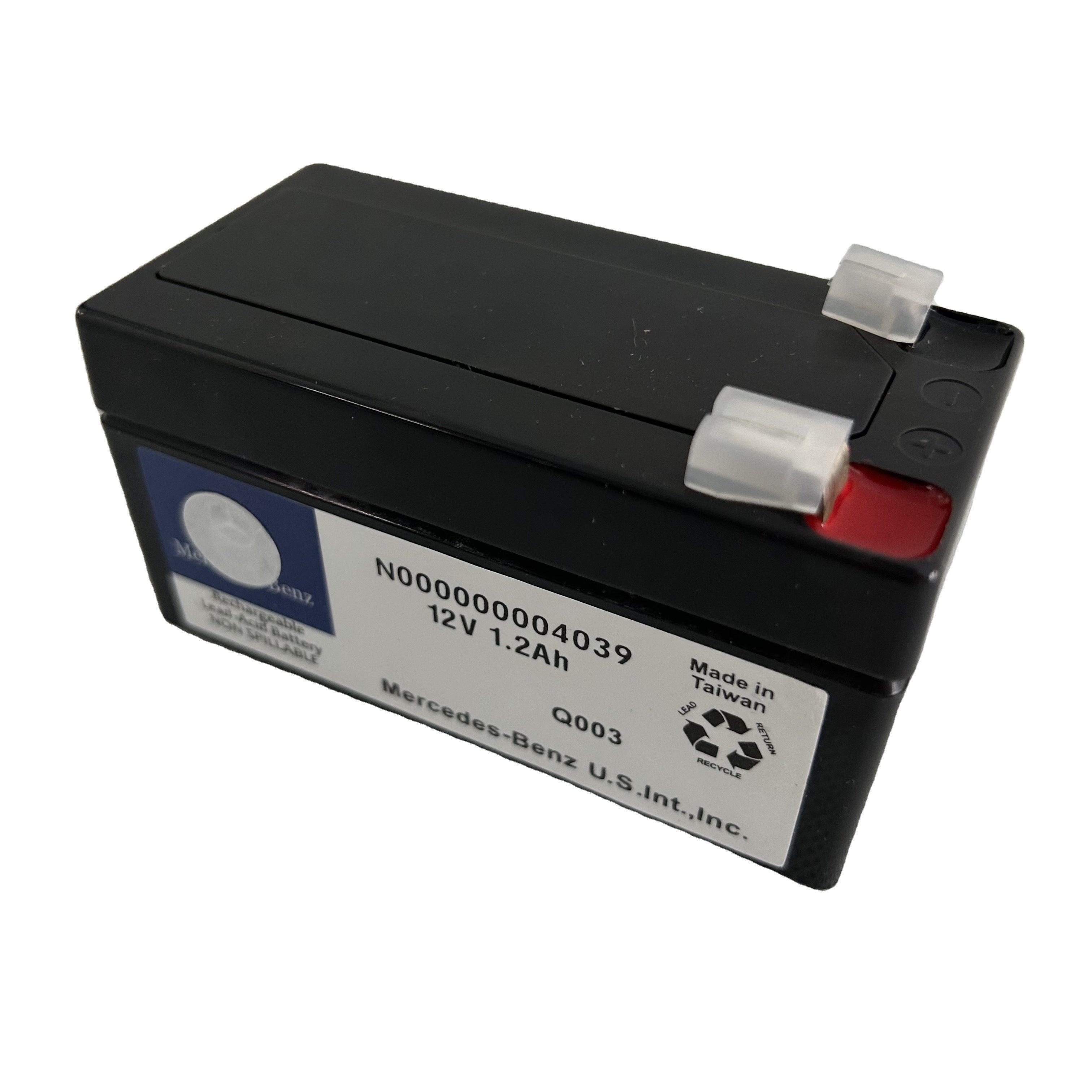 Suitable for Car Mercedes-Benz W205 W221 W212 W164 E200 E300 ML N000000004039 Car Auxiliary Battery 12Ah 1.2Ah