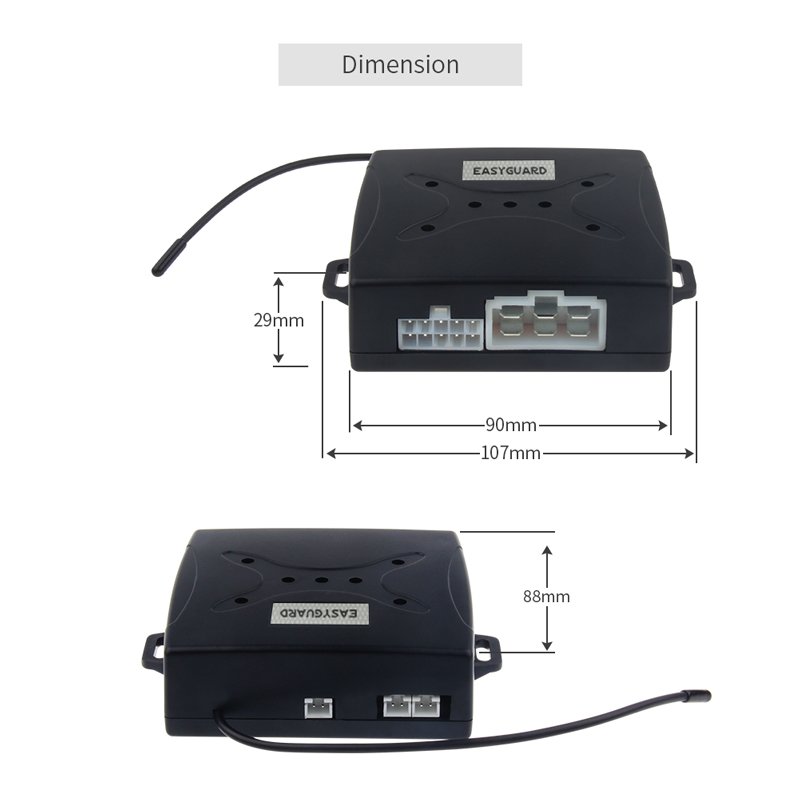 Pke Keyless Entry Auto Start Alarm Smart Engine Start Stop Push Button Start System Keyless Entry Remote Trunk Release