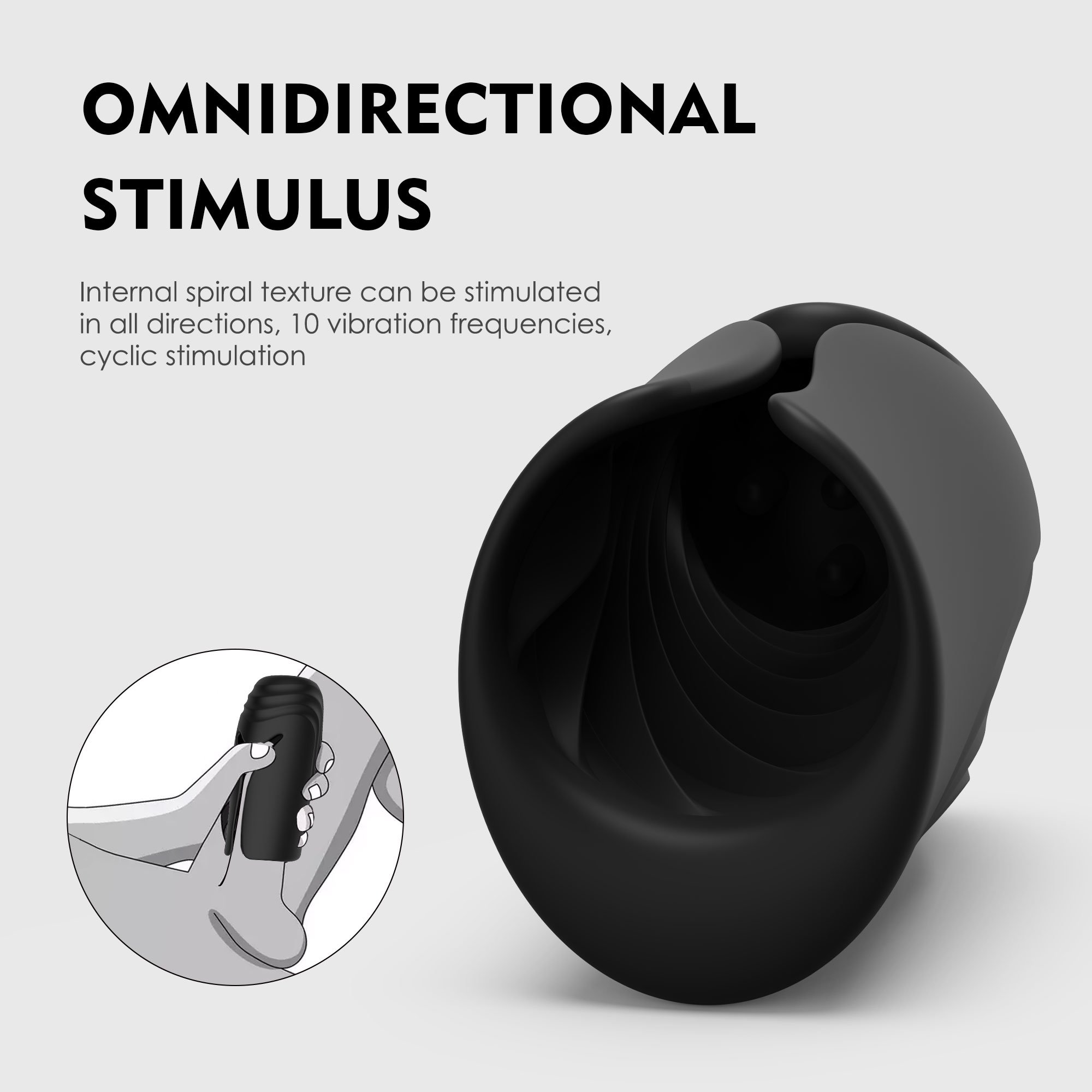 WINYI 2024 Hot Selling Sex Toy Auto Remote Electric Men Masturbation Starter Training Masturbator Trainer for Men