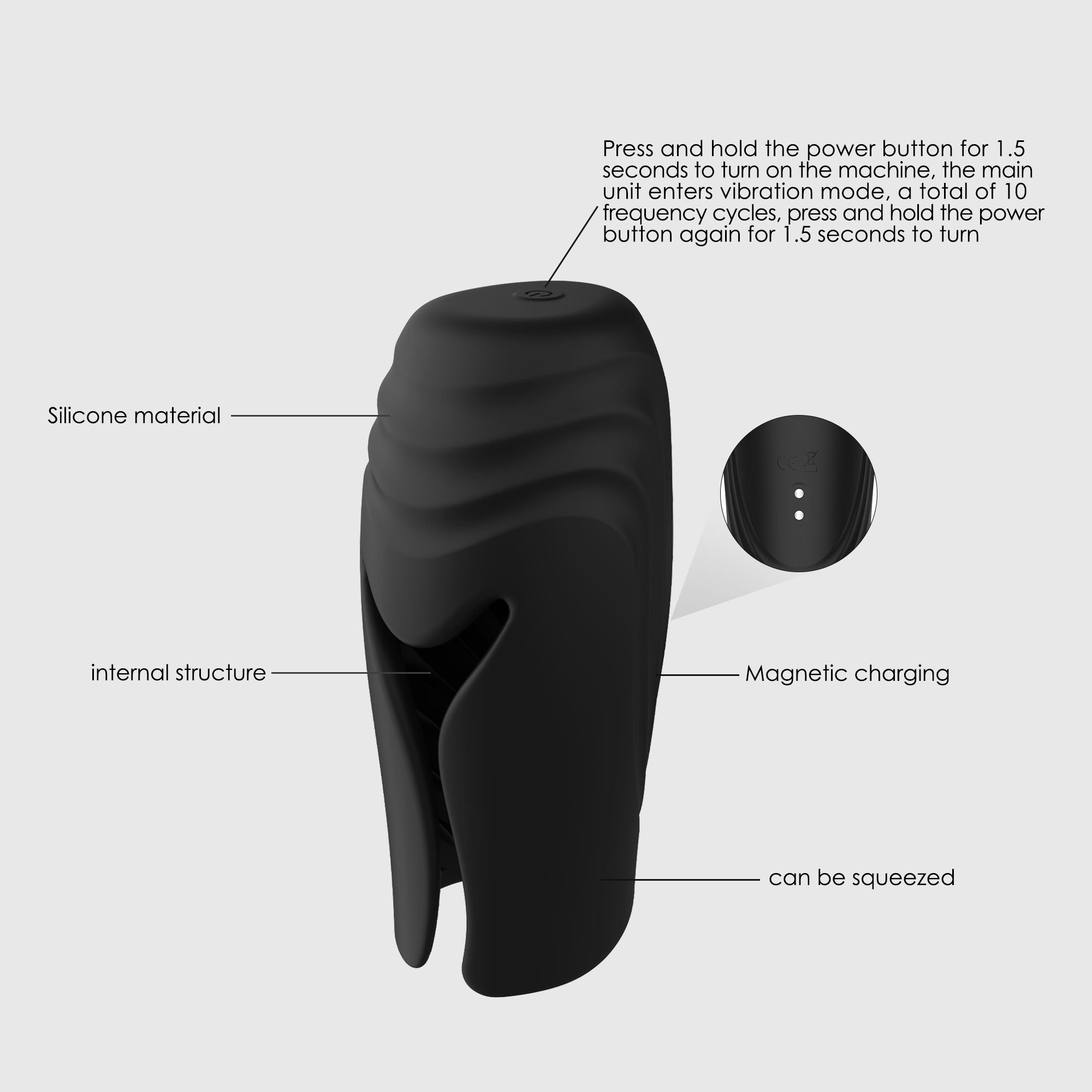 WINYI 2024 Hot Selling Sex Toy Auto Remote Electric Men Masturbation Starter Training Masturbator Trainer for Men