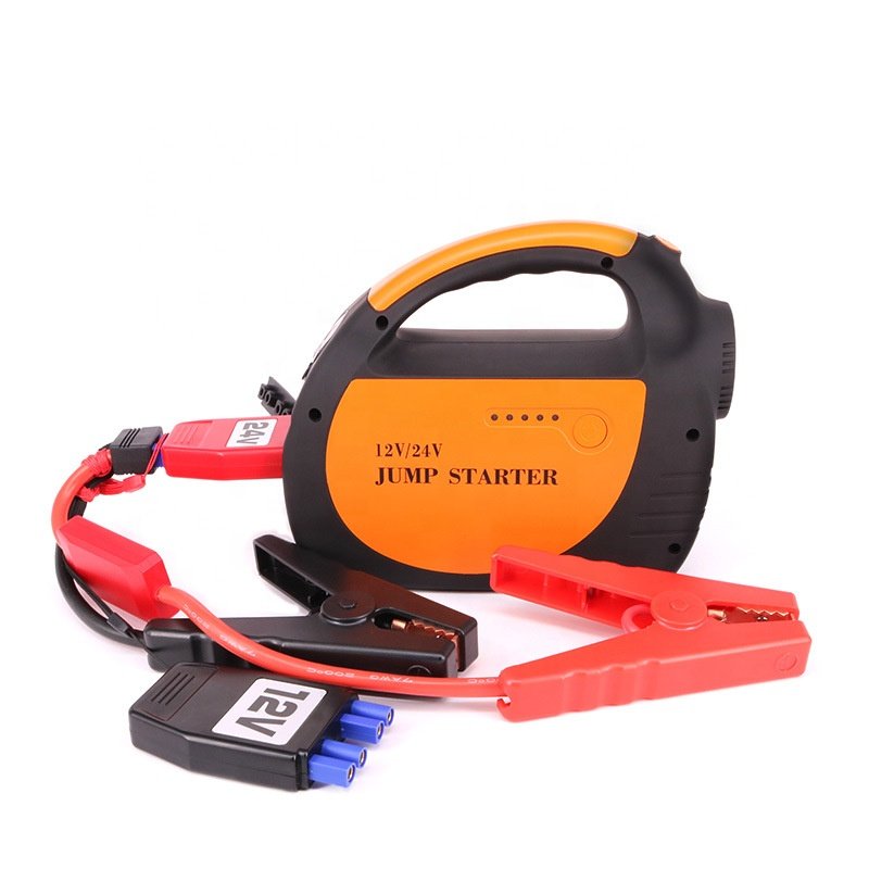 Multifunction Starting Device 30000mAh Portable Car Starter Jumper 24V 12V Auto Truck Vehicle Car Cables Jumper Star Power Bank