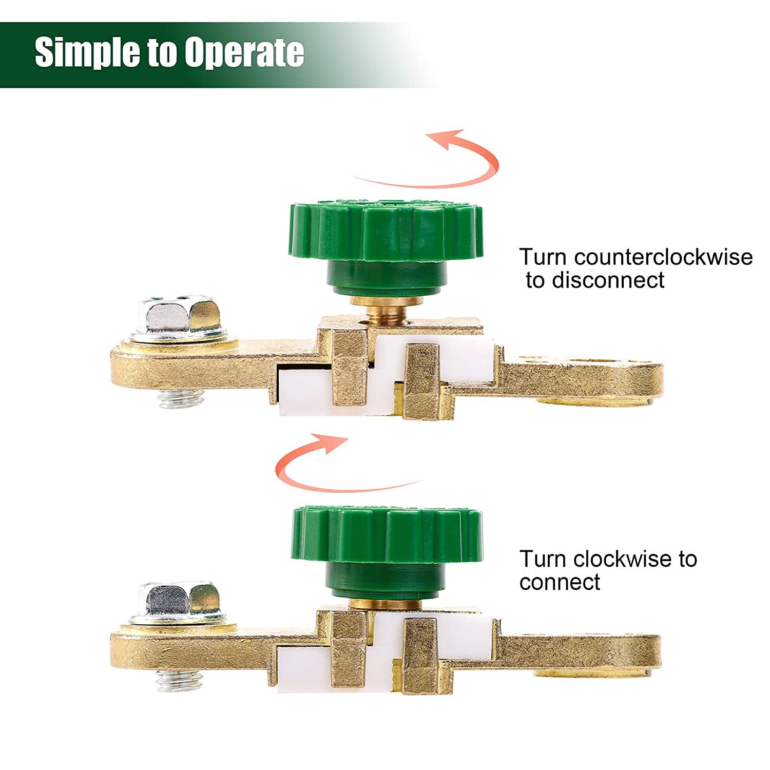 Customized Side Post Battery Quick Disconnect Battery Shut/Cut Off Switch Side Terminal Battery Switch Isolator for Auto Car
