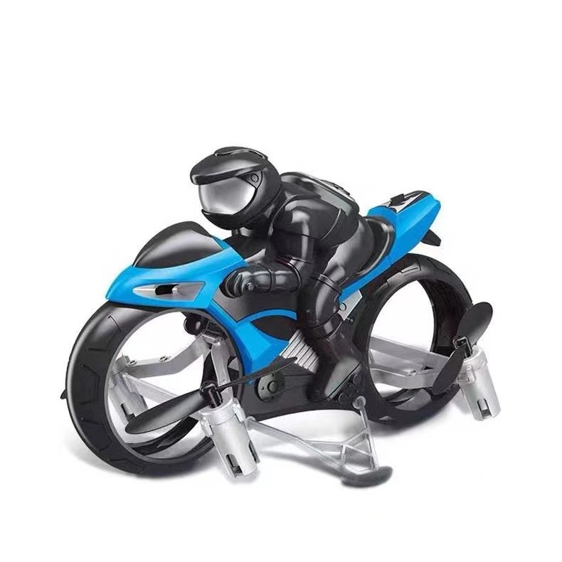 2025 Best Seller Remote Control 2 in 1 Land & Air Fly Motorcycle Four-axis Drone Racing Stunt Motorbike Toys Cheap Gifts to Kids