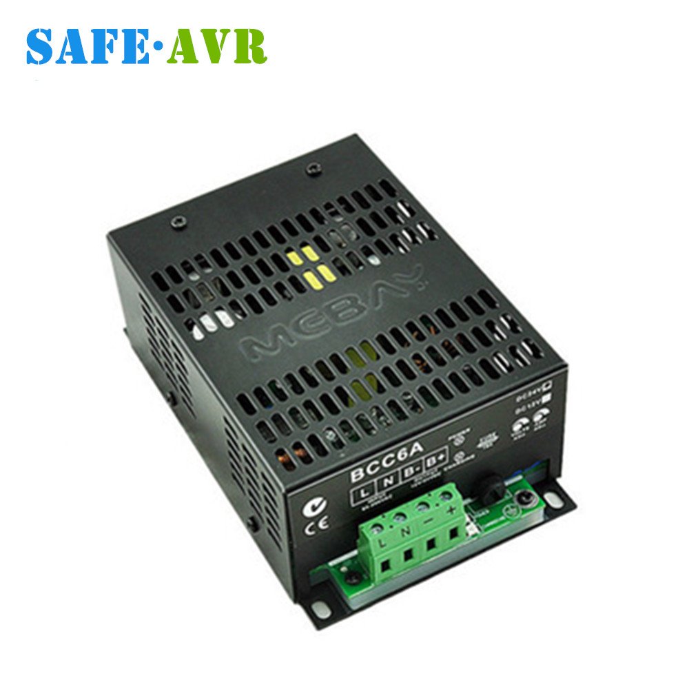Smartgen 12Volt 24V/6A Auto Battery Charger BCC6A BAC06A Replacement Parts Generator Accessories