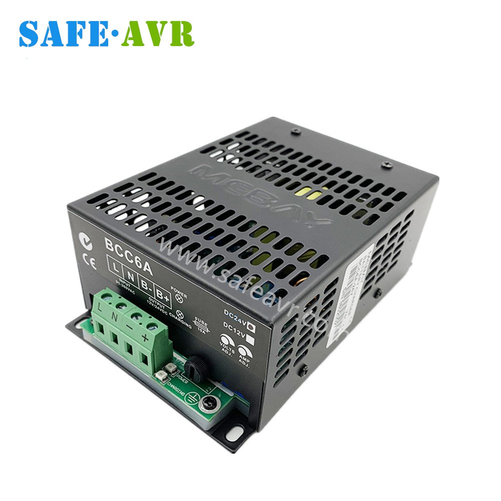 Smartgen 12Volt 24V/6A Auto Battery Charger BCC6A BAC06A Replacement Parts Generator Accessories