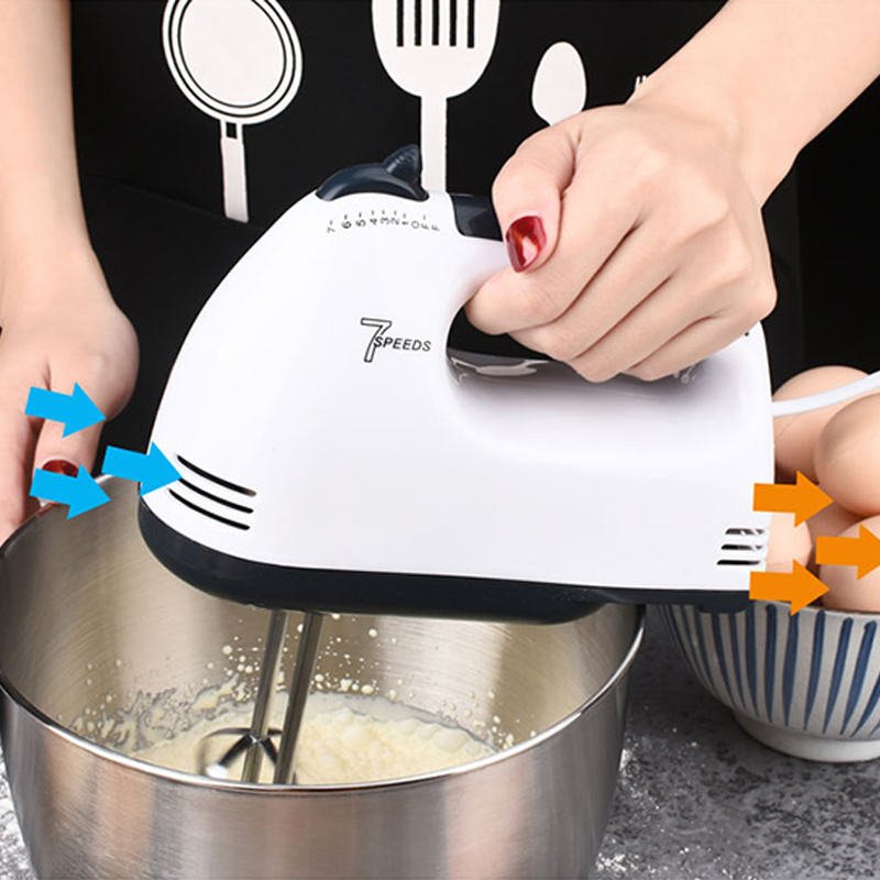 Batidor 220v 100w 7 Speed Home Kitchen Egg Beater/whisk Batter Flour Bread Dough Electric Hand Mixer