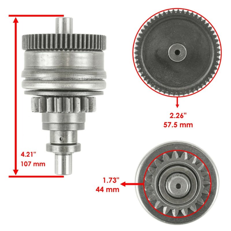 Starter Drive Bendix for Polaris Ranger RZR XP 700 800 4060119 New