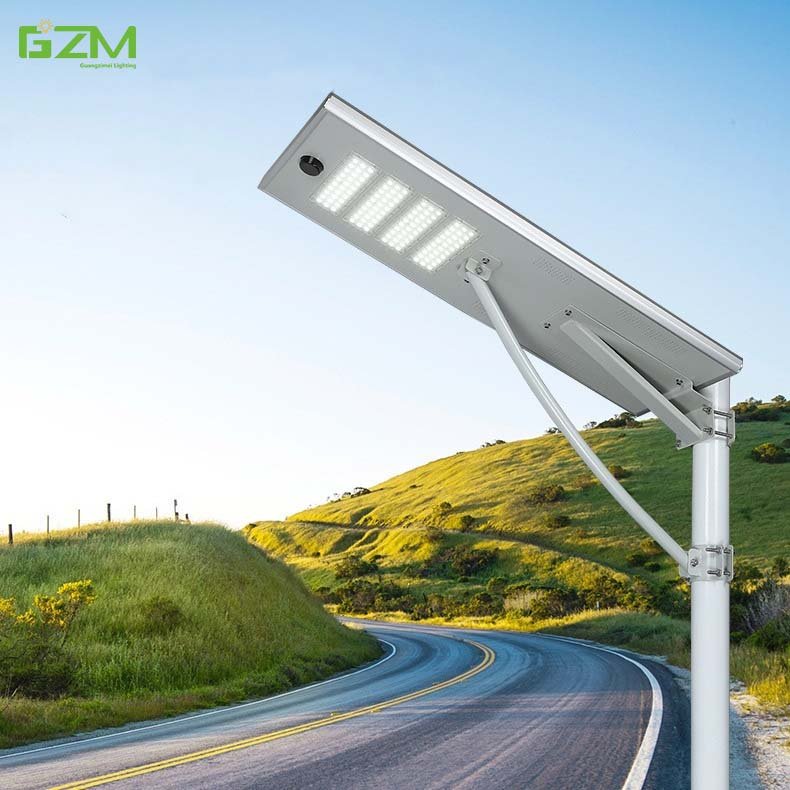 All in One Solar Street Lights Roads Courtyards Outdoor 1000W 2000W Wiring Free Installation Annual 0 Electricity Solar Lamp