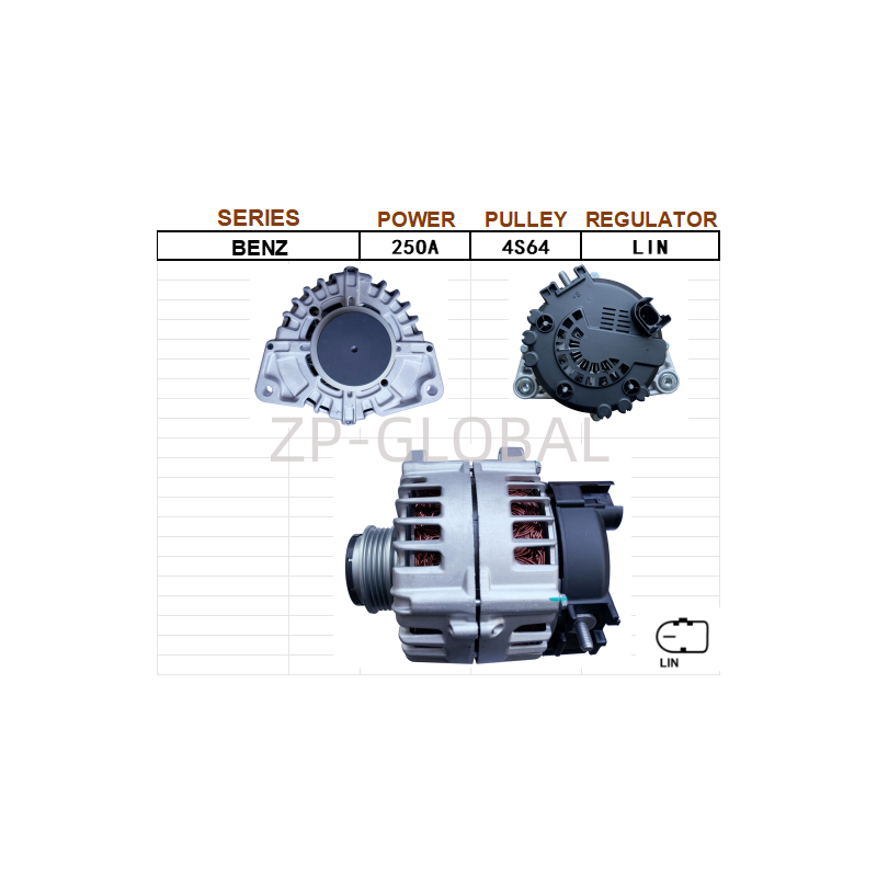 Parts Starter and Alternator Repair A0009061805 for Mercedes-Benz Maybach S560