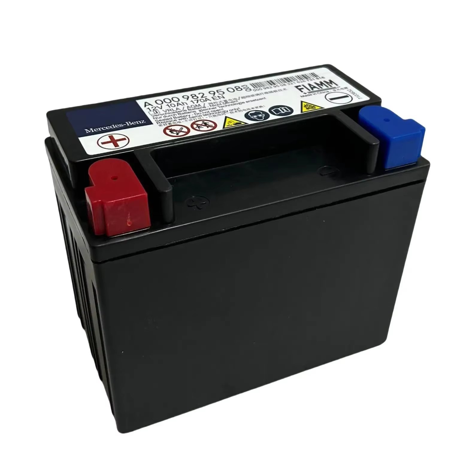 For Mercedes-Benz W205 W213 W253 W447 W448 W906 Auxiliary Battery 12V 10ah 000 982 9508 Battery