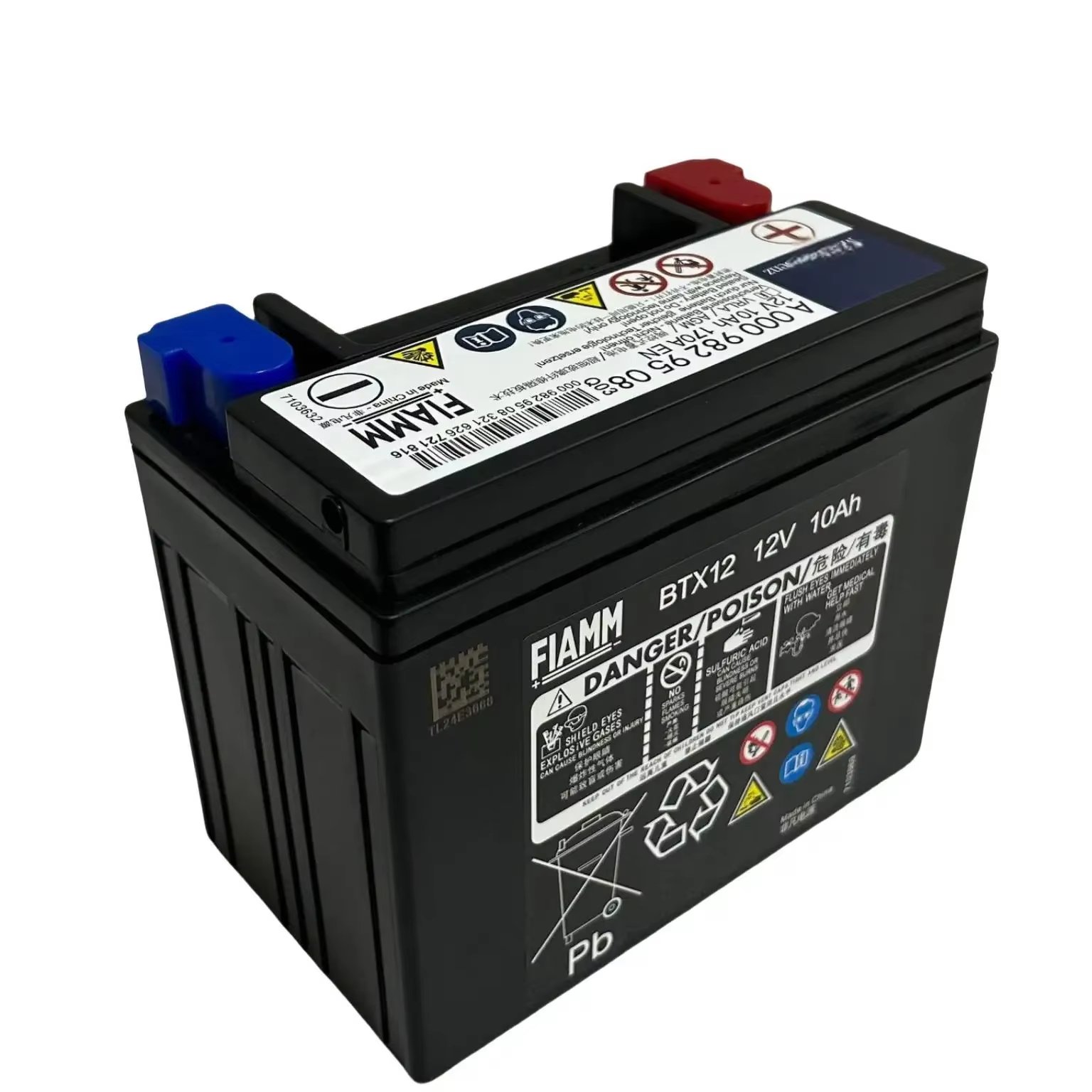 For Mercedes-Benz W205 W213 W253 W447 W448 W906 Auxiliary Battery 12V 10ah 000 982 9508 Battery
