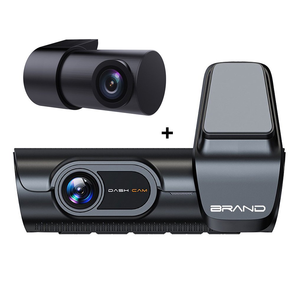 Yinzam K600 Car 4K UHD Dash Cam Built-in GPS ADAS Battery Auto Record 150 FOV Motion Detection 4G Car DVR Rear Cam with RC12 Cam