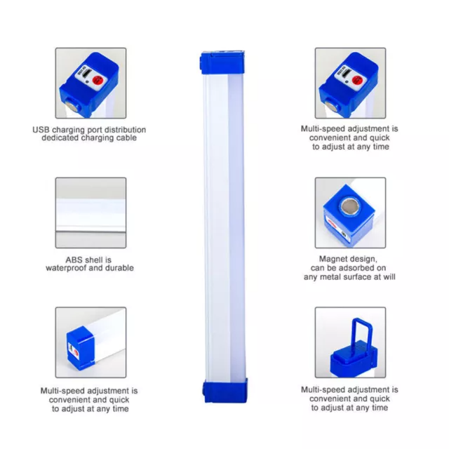 Outdoor Emergency Home Emergency Tube Cost-effective Night Camping Household LED USB Rechargeable Emergency Light