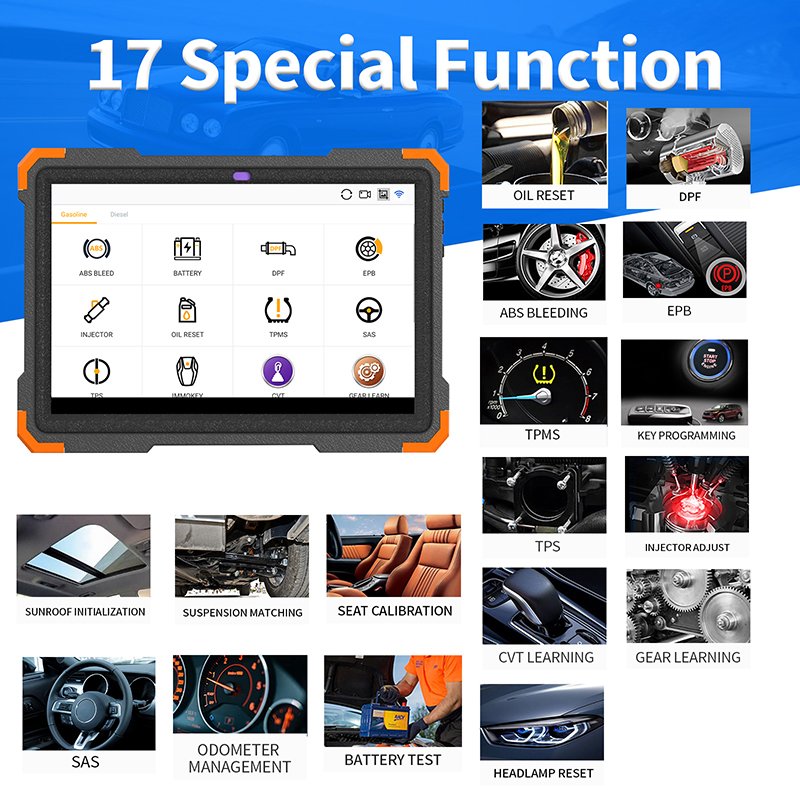 High-quality Diagnostic Set for All Cars NS366S Diagnostic Scanner for diesel Engine With Tablet