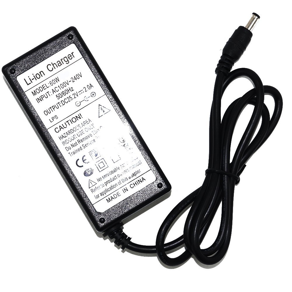 29.4V 25.2V 2A Li-ion Battery Charger for 7S Lithium Electric Bike Kit Recharger
