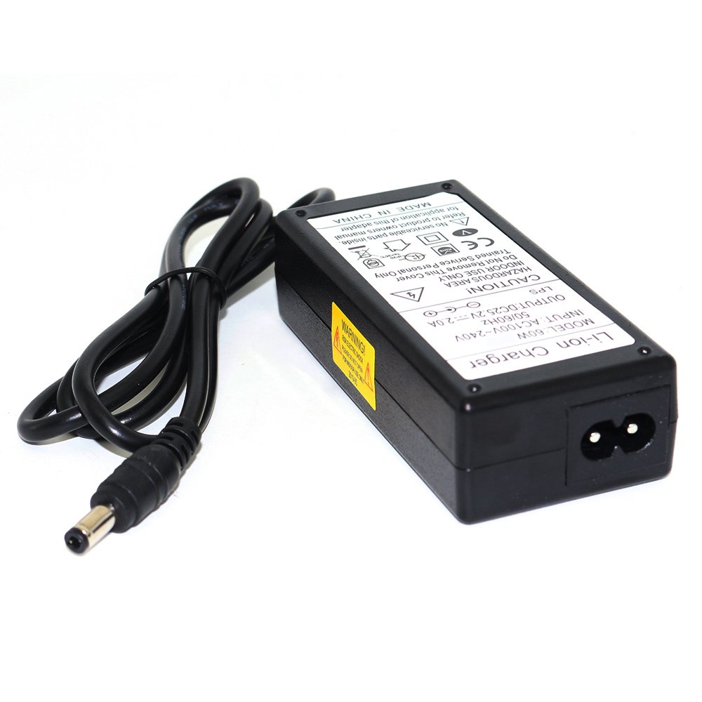 29.4V 25.2V 2A Li-ion Battery Charger for 7S Lithium Electric Bike Kit Recharger