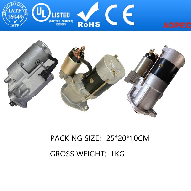 High Quality Auto Starter Motor Auto Electrical Systems Spare Parts Engine Starters