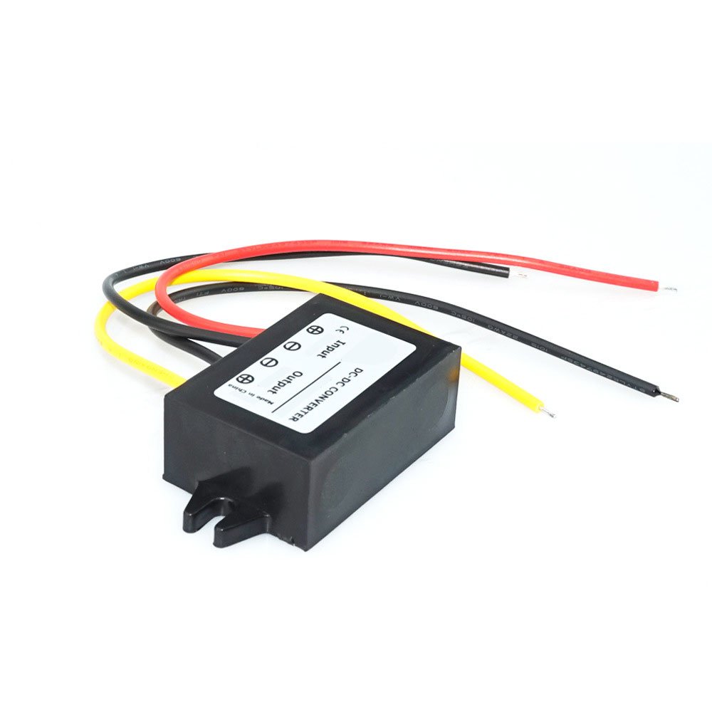 DC 24V 36V 48V 60V to 12V Power Converter 1A 2A 3A Buck Regulator Step-Down Voltage Reducer for Golf Carts Forklifts Stabilizer