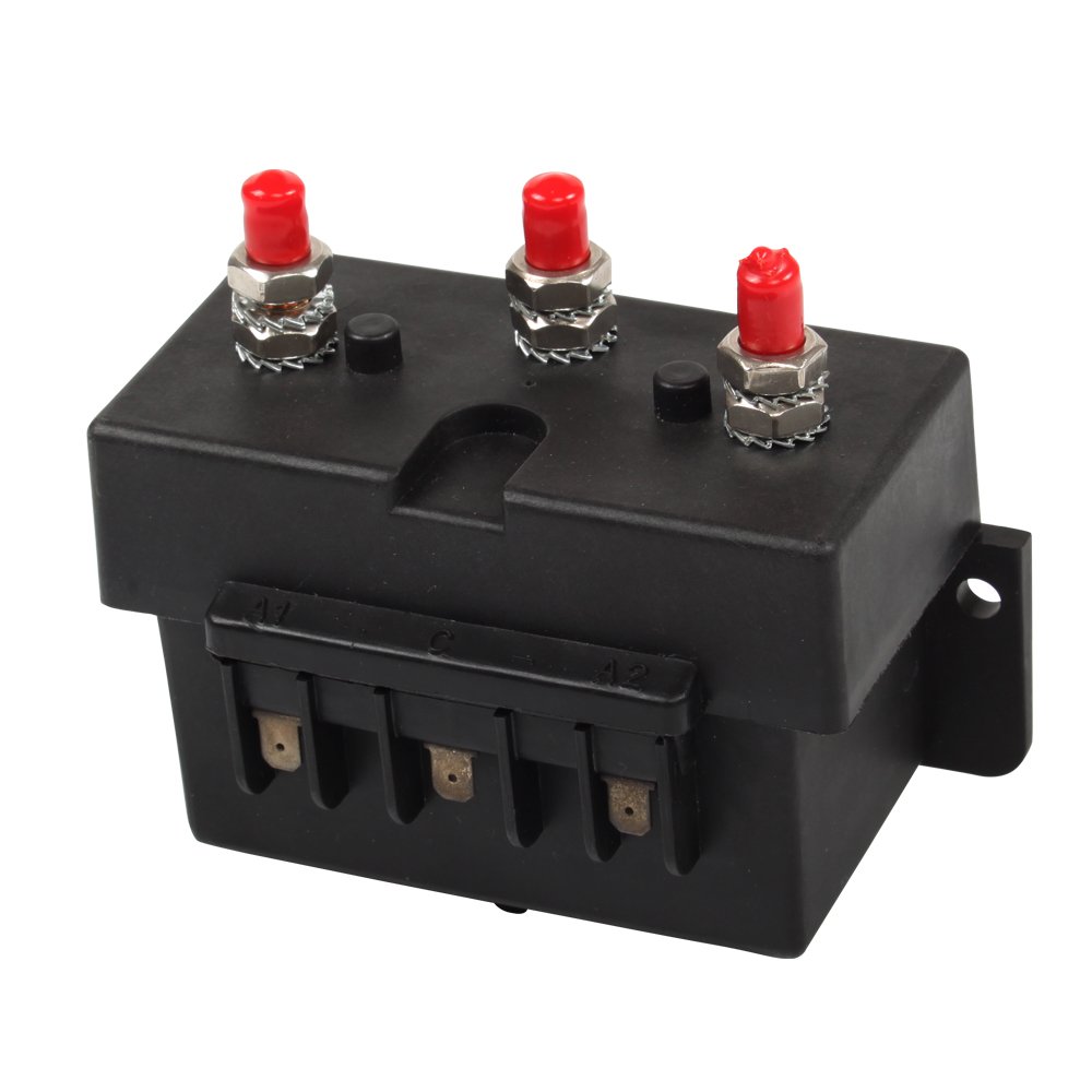 XiangRui 12V/24V 300A 3 Terminals Winch Solenoid Relay Contactor Thumb Truck for ATV UTV Solenoid Relay