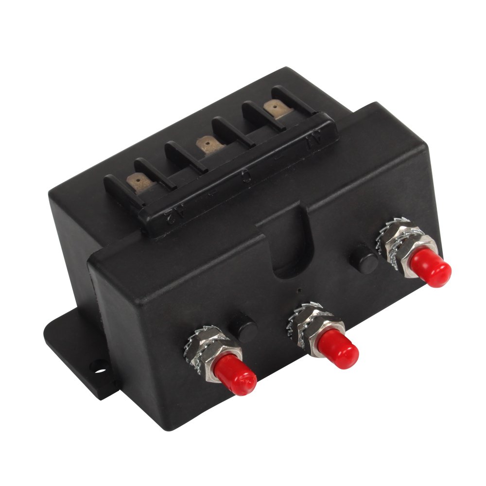 XiangRui 12V/24V 300A 3 Terminals Winch Solenoid Relay Contactor Thumb Truck for ATV UTV Solenoid Relay