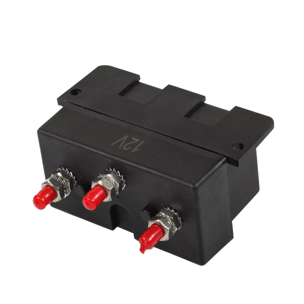 XiangRui 12V/24V 300A 3 Terminals Winch Solenoid Relay Contactor Thumb Truck for ATV UTV Solenoid Relay