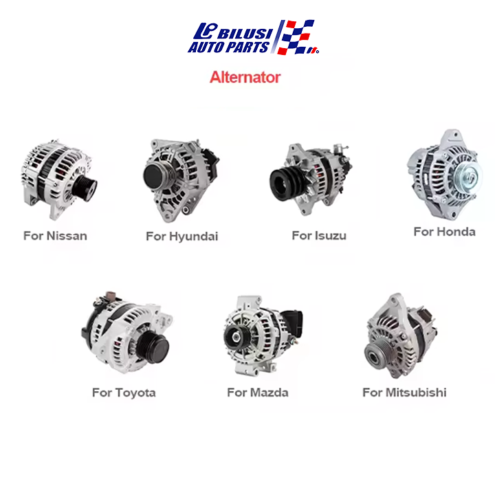 Bilusi Wholesale Price Auto Electrical Systems Car Alternator For Toyota Honda Nissan Hyundai Mazada Suzuki