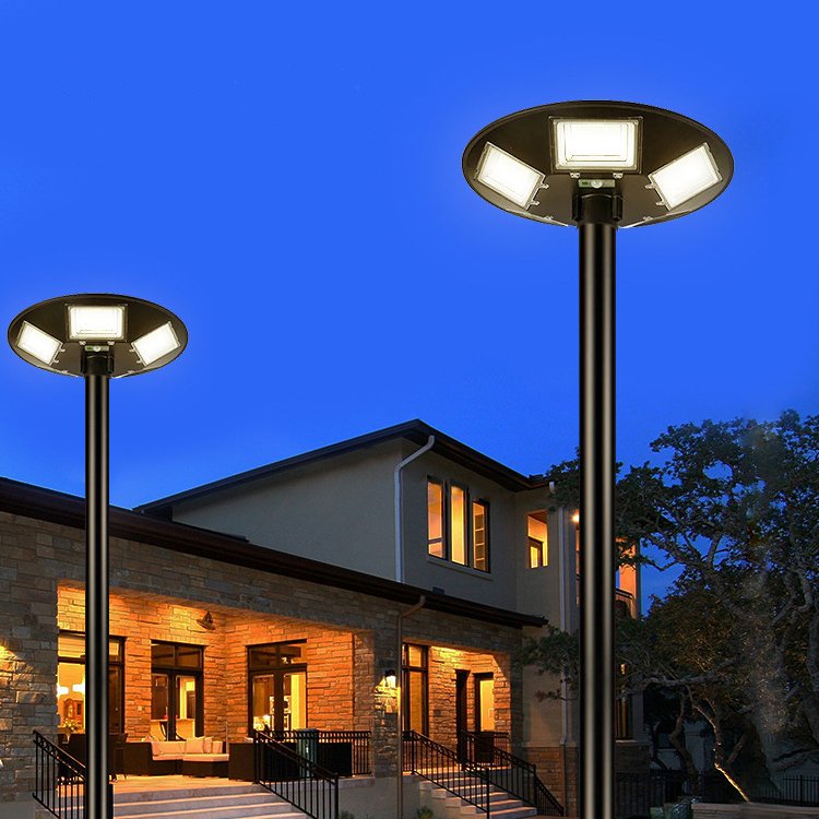 Garden Solar Lights Solar Courtyard Light 150W 200W 250W 300W Led High Quality Solar UFO Light Road Aluminum Housing Design