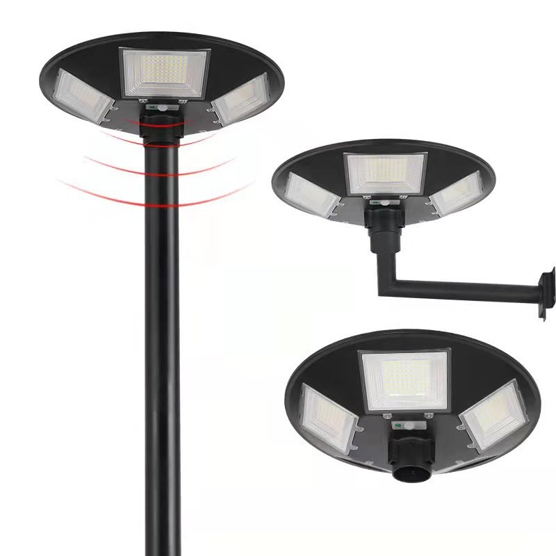 Garden Solar Lights Solar Courtyard Light 150W 200W 250W 300W Led High Quality Solar UFO Light Road Aluminum Housing Design