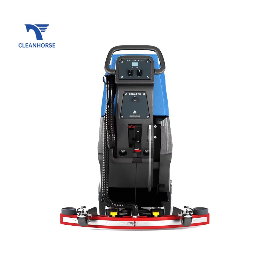 CleanHorse Popular Product Mini Auto Walk Behind Automatic Clean Floor Scrubber Machine for Sale