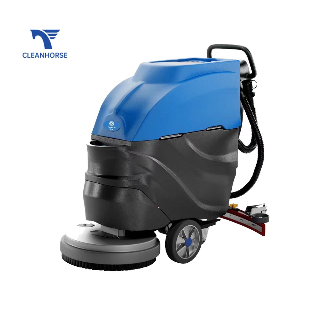 CleanHorse Popular Product Mini Auto Walk Behind Automatic Clean Floor Scrubber Machine for Sale
