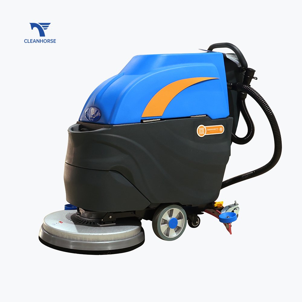 CleanHorse Popular Product Mini Auto Walk Behind Automatic Clean Floor Scrubber Machine for Sale