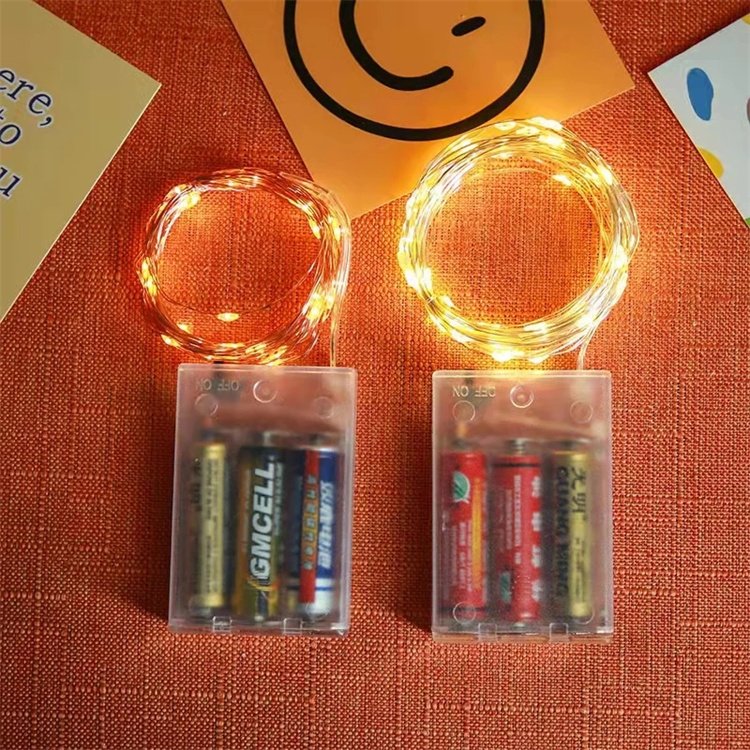 DIY Battery Powered Mini Led Copper Wire Starry Fairy String Light for Party Christmas Decoration