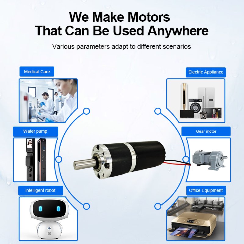 KC4260 Manufacturer 42mm 12V 24v Brush DC Planetary Gear Motor Planetary Gearhead Motor