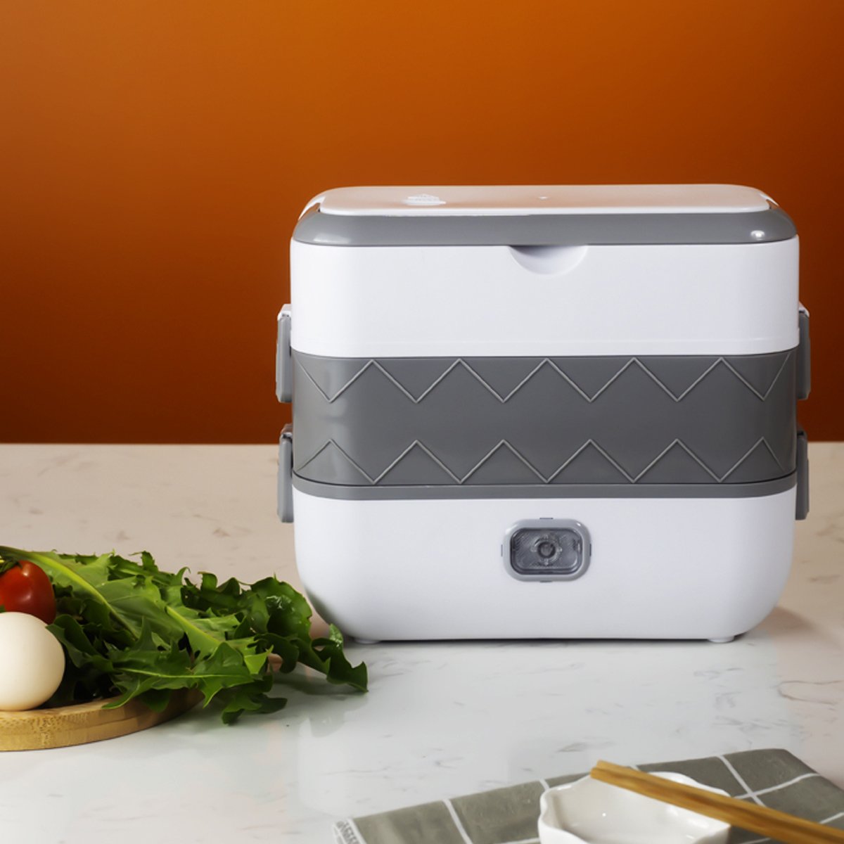 Wholesale 110V/220V Triple Layers Electric Lunch Box 2 Layer Double Portable Electric Heater Lunch Box