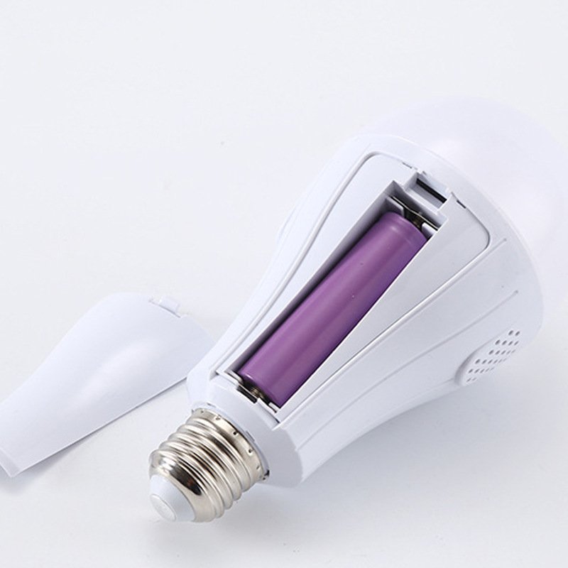 New LED Detachable Emergency Bulb Light with Automatic Charging, Constant Current and Wide Voltage Dual Battery