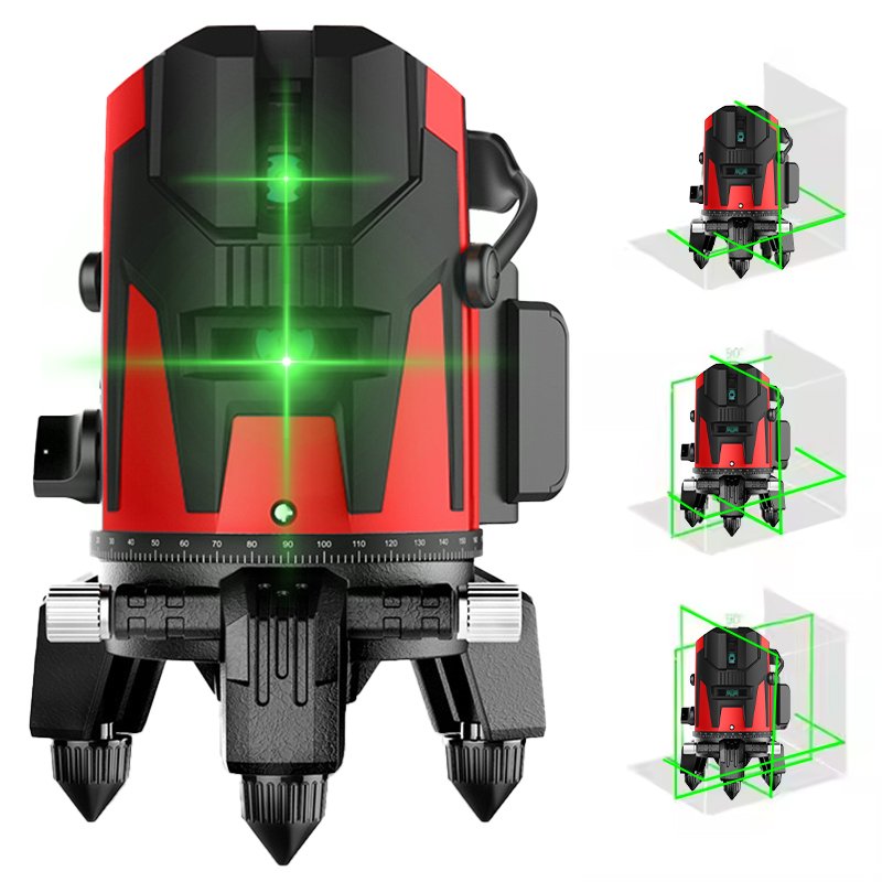 Hot Selling Products Indoor and Outdoor 360 Degree Auto Rotation BSelf-leveling Vertical Horizontal 5 Lines Laser Level