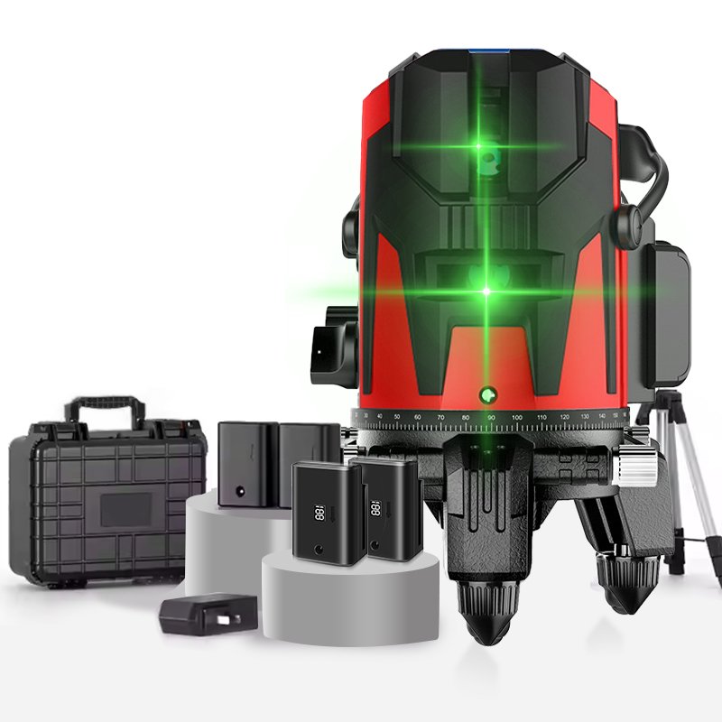Hot Selling Products Indoor and Outdoor 360 Degree Auto Rotation BSelf-leveling Vertical Horizontal 5 Lines Laser Level