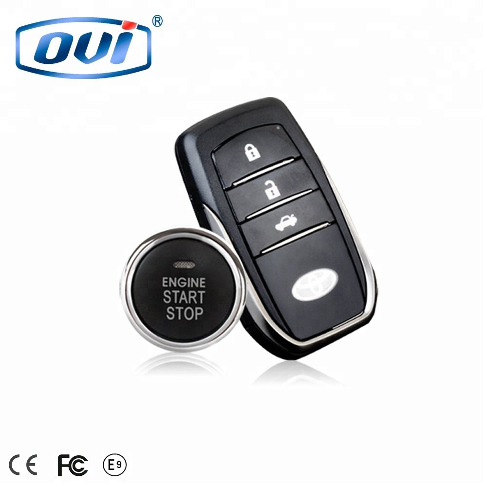 Deluxe Plug-and-Play Push Button Start Kit for Toyota Camry One-Way CANBUS Car Remote Starter Keyless Entry System Car Alarms