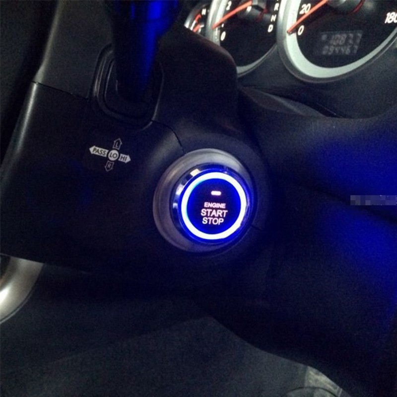 12V Start Stop Buttons Car Starter Switch Keyless Ignition Auto Engine Push Key Set Sensors Engine Start Stop System