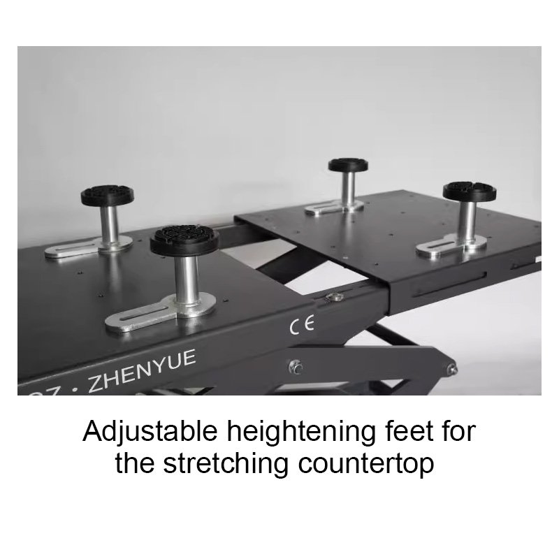 Small Lifting Electric Automobile Battery Hand Scissors Lift Table Trolley, Hydraulic Folding Manual Table Cart