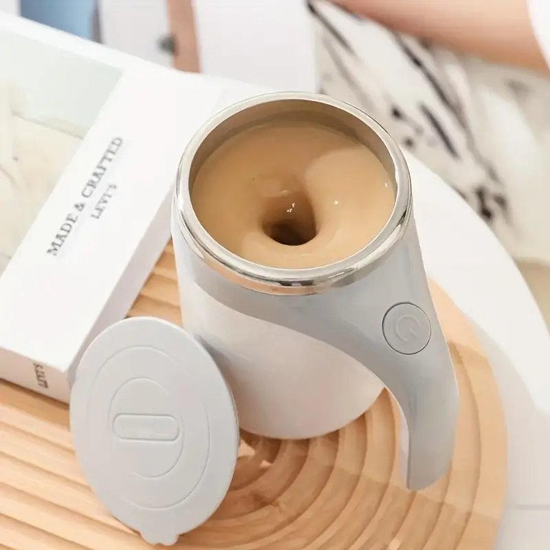 2024 New Automatic Self Stirring Magnetic Mug Stirring Mixing Coffee Cup Travel Stainless Steel Coffee Mug Cup With Lid