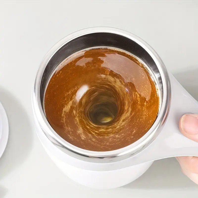 2024 New Automatic Self Stirring Magnetic Mug Stirring Mixing Coffee Cup Travel Stainless Steel Coffee Mug Cup With Lid