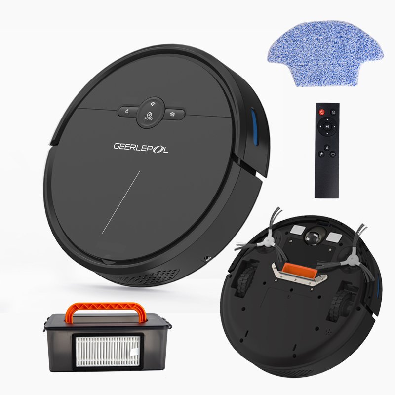 GEERLEPOL New Special Home Smart Wireless Vacuum Cleaner Robot Wet Dry Mop Sweeper Smart Vacuum Cleaner Robot