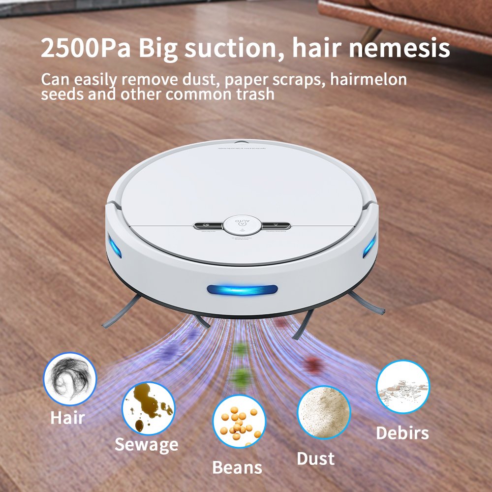 GEERLEPOL New Special Home Smart Wireless Vacuum Cleaner Robot Wet Dry Mop Sweeper Smart Vacuum Cleaner Robot