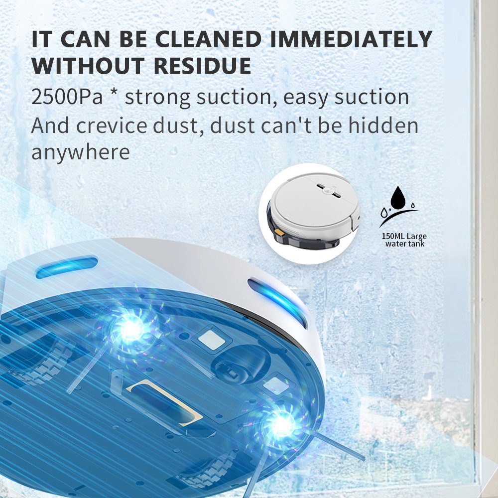 GEERLEPOL New Special Home Smart Wireless Vacuum Cleaner Robot Wet Dry Mop Sweeper Smart Vacuum Cleaner Robot