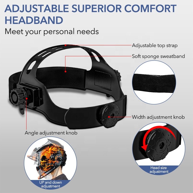 TRQ Decals Famous Industrial Safety High Performance Auto Darkening Welding Mask