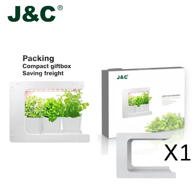 J&C Minigarden Indoire - Decorative Smart Farm Indoor Garden Indoor Herb Garden Pots Herb Garden