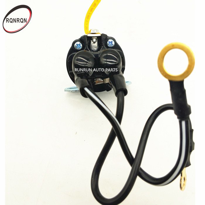 STARTER SAFETY RELAY for AUXUILLAY SWITCH 3 POINT GOLDEN COLOR WITH WIRES 65.26201.7070D
