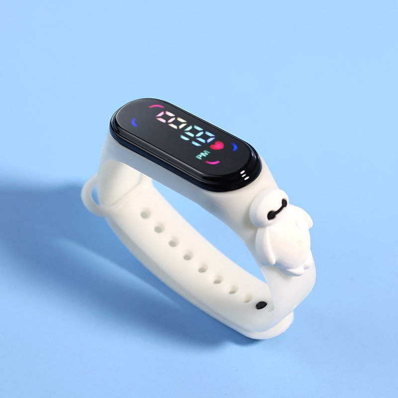One Dollar New M7S Led Watches Super Hero Spiderman Stitch Animal Bracelet Mi Children Kids Reloj Digital Watch