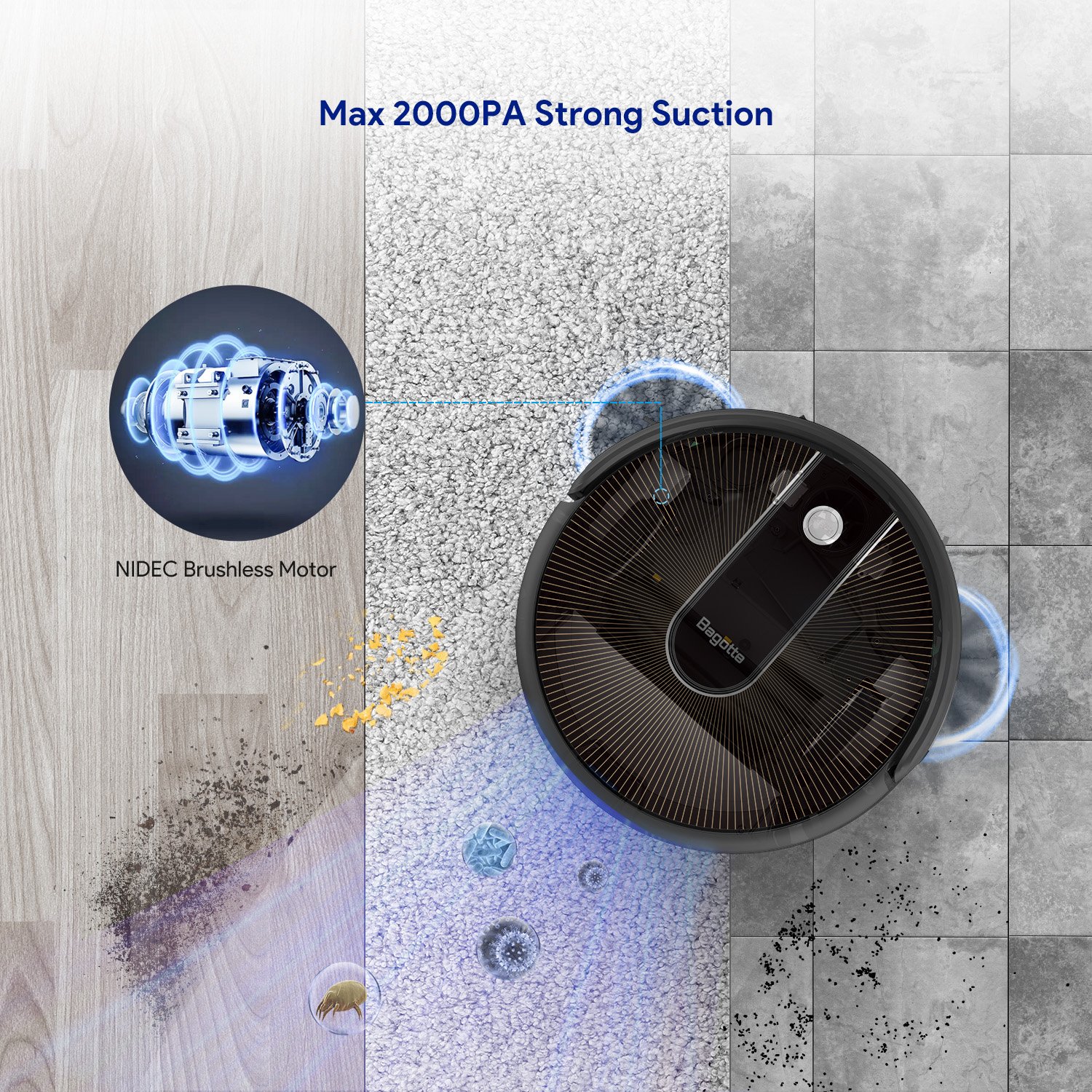 Robot Vacuum Cleaner Tuya WiFi App Control Robot Mop and Vacuum Vacuum Cleaner Cleaning Robot